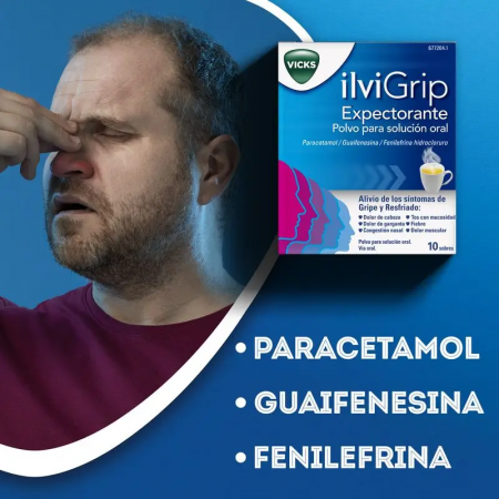 ILVIGRIP EXPECTORANTE 10 SOBRES POLVO