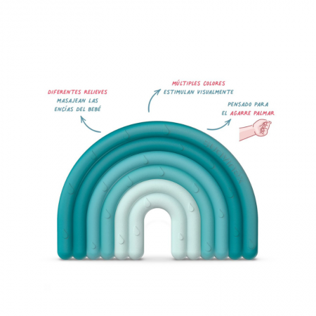 SUAVINEX MORDEDOR DE SILICONA MASAJEA LAS ENCIAS +0 MESES
