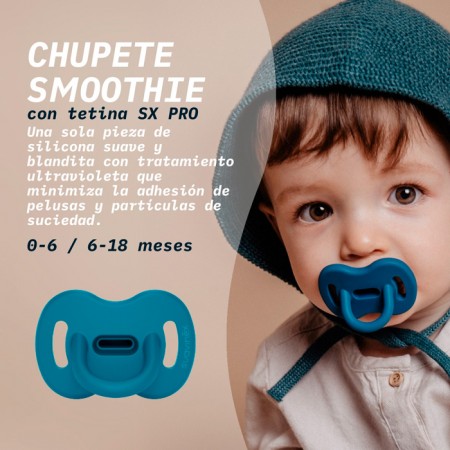SUAVINEX SELECTION CHUPETE SILICONA SMOOTHIE BUTTERFLY FISIOLOGICO SX PRO 0-6 MESES