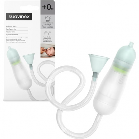 SUAVINEX ASPIRADOR NASAL DE SILICONA FLEXIBLE + 0 MESES