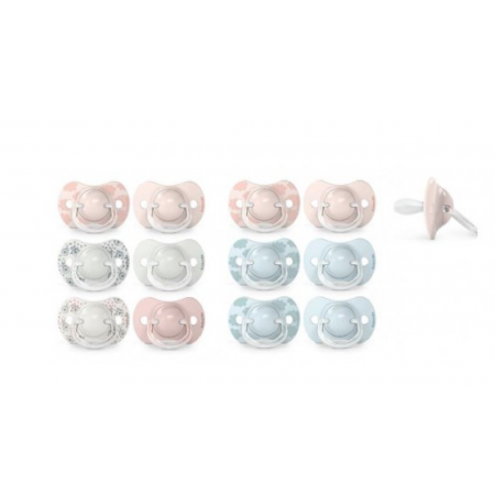 SUAVINEX CHUPETE SILICONA FISIOLOGICO 0-6 M 2 UNIDADES