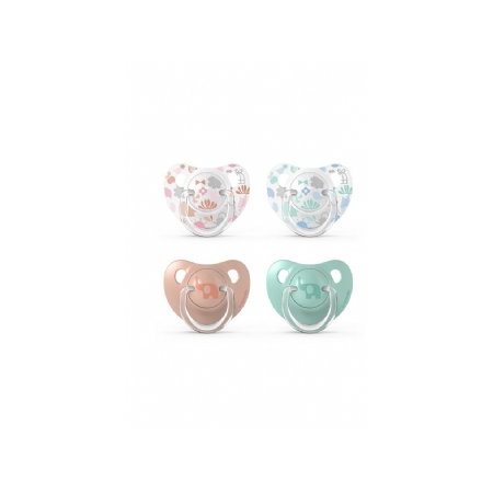SUAVINEX CHUPETE SILICONA ANATOMICO CLASICO 6-18M 2 CHUPETES