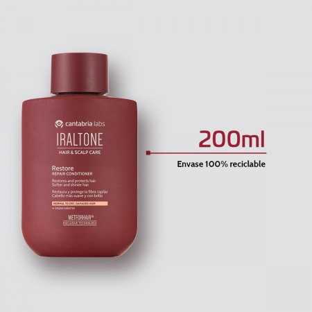 IRALTONE RESTORE REPAIR ACONDICIONADOR CABELLO NORMAL Y SECO 200 ML