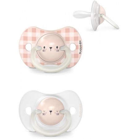 SUAVINEX NIGHT & DAY CHUPETE SILICONA SXPRO 6-18 MESES 2 UNIDADES BRILLA EN LA OSCURIDAD