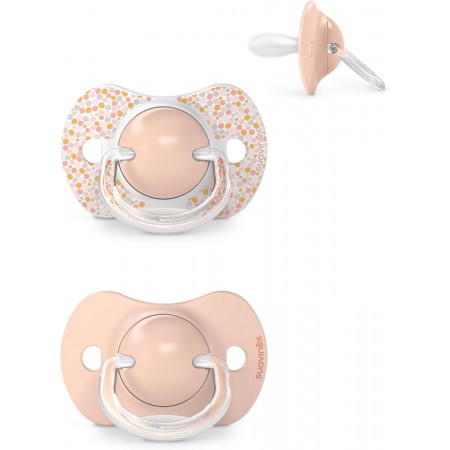 SUAVINEX CHUPETE SILICONA FISIOLOGICO SX PRO 6-18 MESES 2 CHUPETES