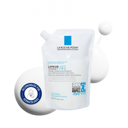 LA ROCHE POSAY LIPIKAR ECO RECARGA SYNDET AP+ CREMA LAVANTE 400 ML