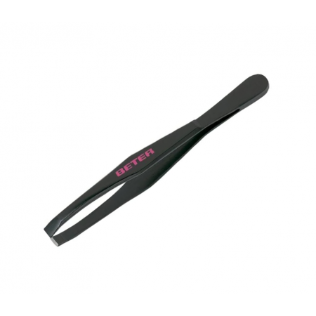 BETER PINZAS DEPILAR PUNTA RECTA PAVONADA 7,5 CM
