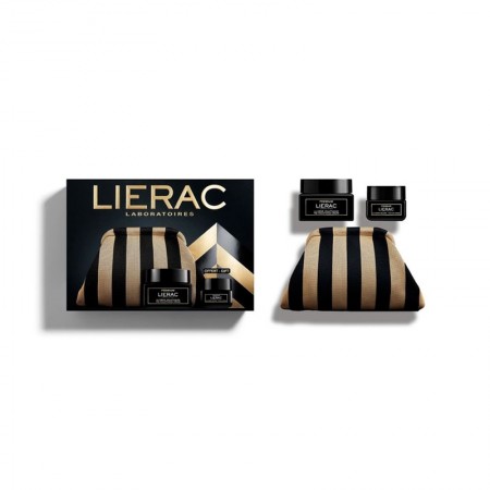 LIERAC SET PREMIUM CREMA VOLUPTUOSA 50ML + PREMIUM CONTORNO DE OJOS 20ML + NECESER REGALO