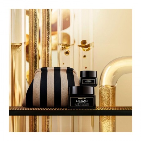 LIERAC SET PREMIUM CREMA VOLUPTUOSA 50ML + PREMIUM CONTORNO DE OJOS 20ML + NECESER REGALO