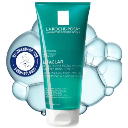 LA ROCHE POSAY EFFACLAR GEL PURIFICANTE MICRO-EXFOLIANTE CARA Y CUERPO 200 ML