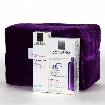 LA ROCHE POSAY PACK MELA B3 SERUM 30ML + PIGMENTCLAR CONTORNO DE OJOS 5ML + NECESER REGALO