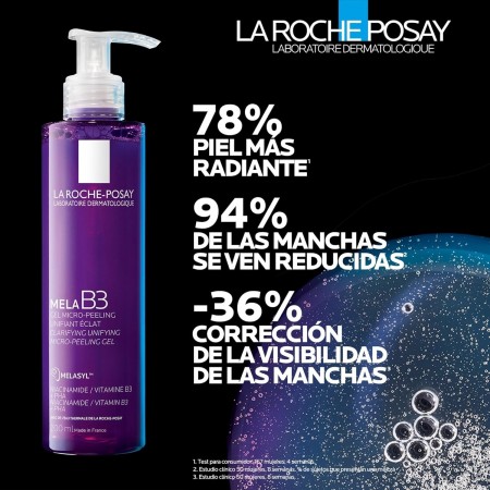 Eficacia clínicamente probada del gel micropeeling Mela B3 reduciendo la visibilidad de las manchas