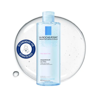 LA ROCHE POSAY TOLERIANE AGUA MICELAR PIEL REACTIVA Y SENSIBLE 400 ML