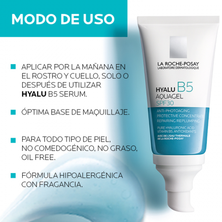 LA ROCHE POSAY HYALU B5 AQUAGEL CREMA HIDRATANTE SPF30 40 ML