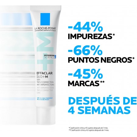 LA ROCHE POSAY EFFACLAR DUO+M TTO CORRECTOR DESINCRUSTANTE FLUIDO 40 ML