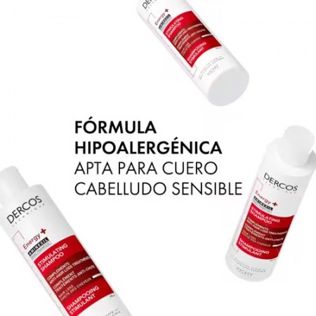 DERCOS PACK CHAMPU ENERGY+ ESTIMULANTE 400ML + ECO RECARGA CHAMPÚ ENERGY+ ESTIMULANTE 400 ML
