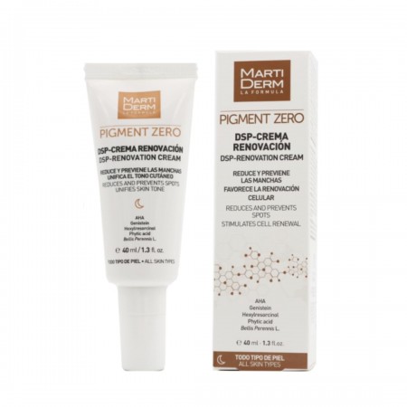 MARTIDERM PIGMENT ZERO DSP CREMA RENOVACION 40 ML