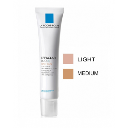LA ROCHE POSAY EFFACLAR DUO (+) UNIFIANT CON COLOR TONO INTERMEDIO FLUIDO 40 ML