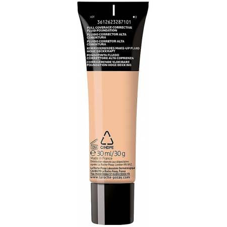 LA ROCHE POSAY TOLERIANE MAQUILLAJE FLUIDO CORRECTOR SPF25 ALTA COBERTURA Nº13 30ML
