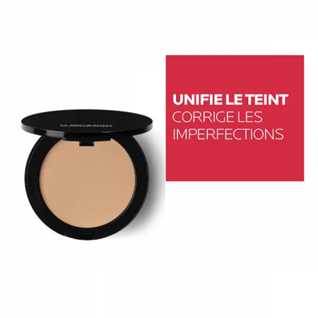 Polvo compacto mineral que unifica el tono y corrige imperfecciones en piel sensible La Roche-Posay Toleriane