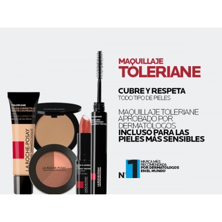 Gama completa de maquillaje mineral hipoalergénico y respetuoso para piel sensible La Roche-Posay Toleriane