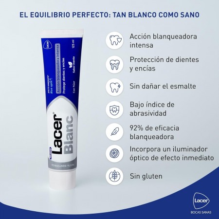 LACERBLANC PLUS CITRUS PASTA DENTRIFICA BLANQUEADORA 125 ML