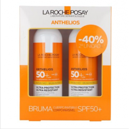 LA ROCHE POSAY ANTHELIOS DUPLO BRUMA INVISIBLE SPRAY CORPORAL 2 X 200ML