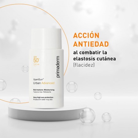 PRIMADERM XPERTSUN URBAN ADVANCED SPF50+ CREMA TEXTURA RICA 50 ML