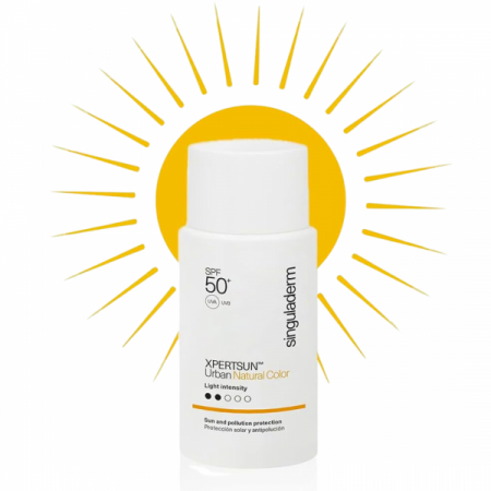 SINGULADERM XPERT SUN URBAN NATURAL SPF 50+ COLOR LIGHT INTENSITY 50 ML