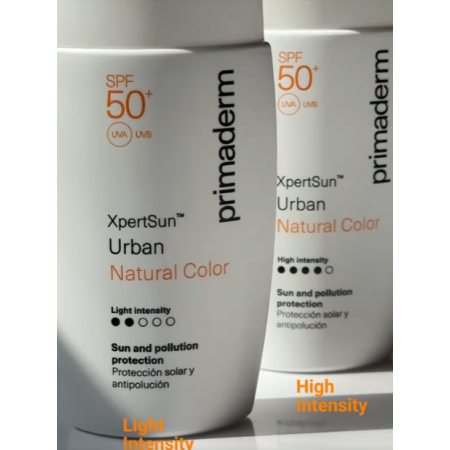 PRIMADERM XPERTSUN URBAN NATURAL COLOR LIGHT INTENSITY SPF 50+ 50 ML