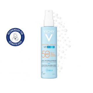 VICHY CAPITAL SOLEIL UV AQUA SPF50+ SPRAY HIDRATANTE INVISIBLE 200 ML