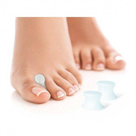 COMFORSIL SEPARADOR DE DEDOS DE SILICONA TALLA PEQUEÑA 2 UNIDADES