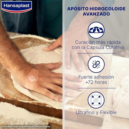 HANSAPLAST SECOND SKIN PROTECTION ULTRAFINO WATER RESIST 73 MM X 36 MM 6 PARCHES