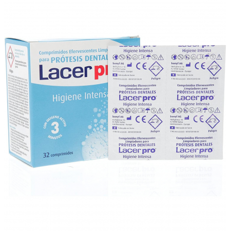 LACER PRO LIMPIEZA PROTESIS DENTAL 32 COMPRIMIDOS EFERVESCENTES