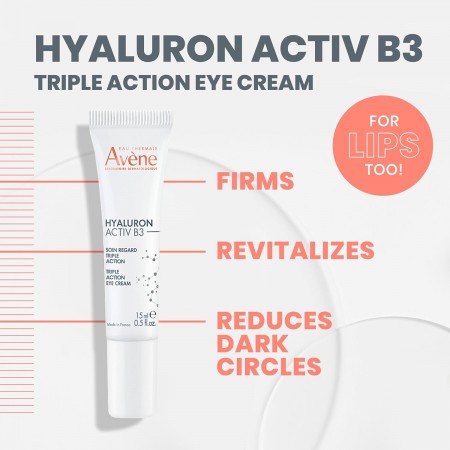 AVENE HYALURON ACTIV B3 CONTORNO DE OJOS TRIPLE ACCION 15 ML