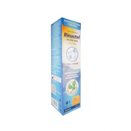 RINASTEL XILITOL DUO AGUA DE MAR DOBLE ACCION SPRAY NASAL 125 ML