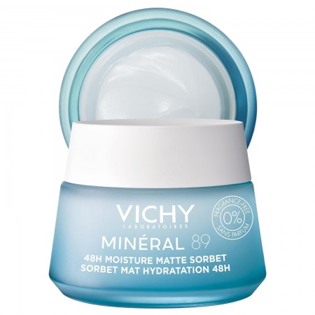 Crema hidratante matificante Vichy Minéral 89 48h Moisture Matte Sorbet"