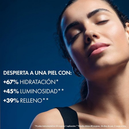 Beneficios de hidratación profunda, luminosidad y efecto relleno al despertar con Vichy