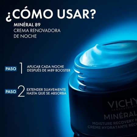 VICHY MINERAL 89 CON MELATONINA PURA CREMA DE NOCHE 50 ML