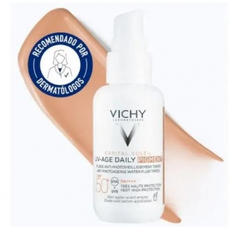 VICHY CAPITAL SOLEIL UV-AGE DAILY SPF50+ PIGMENT COLOR MEDIO 40 ML