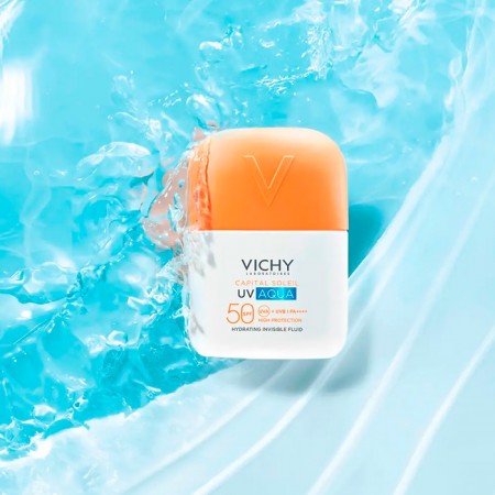 VICHY CAPITAL SOLEIL UV AQUA FLUIDO HIDRATANTE INVISIBLE FACIAL 50 ML