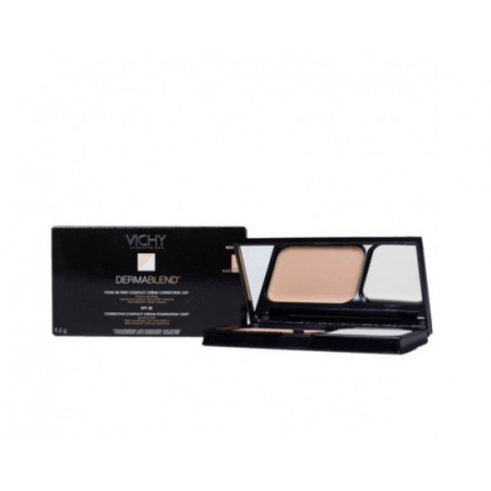 VICHY DERMABLEND FONDO DE MAQUILLAJE CORRECTOR SPF30 Nº 25 COMPACTO NUDE 9.5G