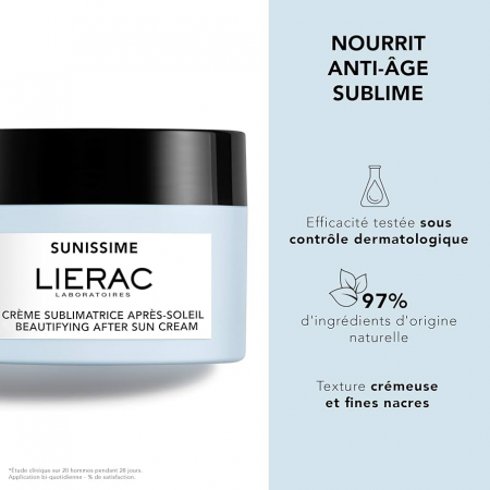 LIERAC SUNISSIME AFTERSUN DE CUERPO CREMA SUBLIMADORA 200 ML