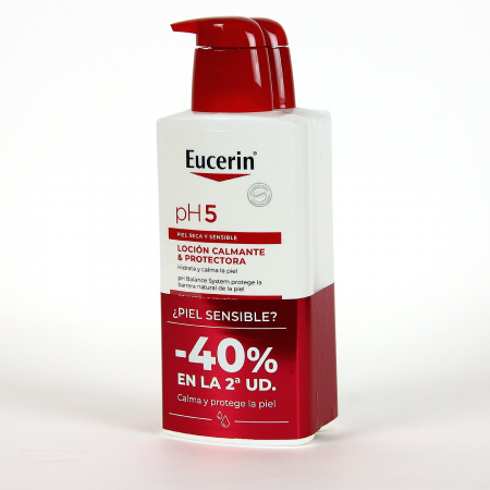 EUCERIN DUPLO LOCION CALMANTE Y PROTECTORA 2 X 400ML