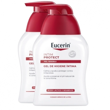 EUCERIN DUPLO INTIM PROTECT GEL DE  HIGIENE INTIMA 2 X 250ML