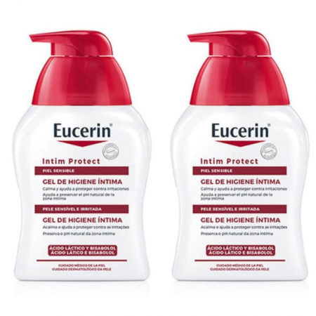 EUCERIN DUPLO INTIM PROTECT GEL DE  HIGIENE INTIMA 2 X 250ML