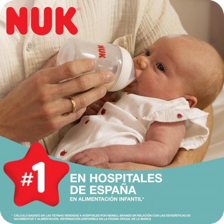 NUK TETINA SILICONA ANTICOLICO PERFECT MATCH  T-S +0 MESES 2 UNIDADES