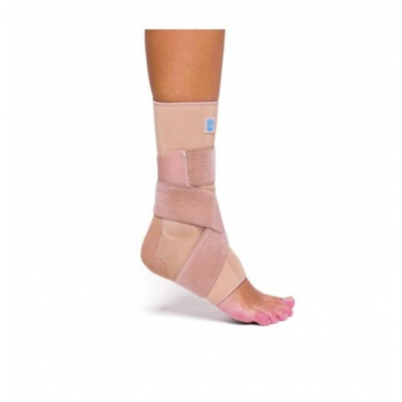 PRIM AQTIVO SKIN TOBILLERA ELASTICA CON ALMOHADILLAS MALEOLARES Y VENDAJE EN 8 TALLA L