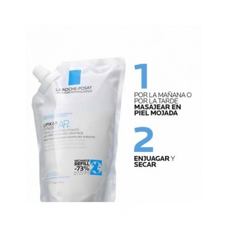 LA ROCHE POSAY LIPIKAR SYNDET AP+ CREMA LAVANTE ECO RECARGA 400 ML