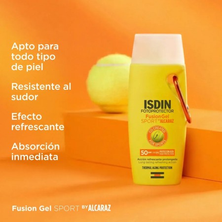 ISDIN FOTOPROTECTOR PACK SPORT ALCARAZ: FUSION WATER MAGIC 50ML + FUSION GEL SPORT SPF50+ 100ML